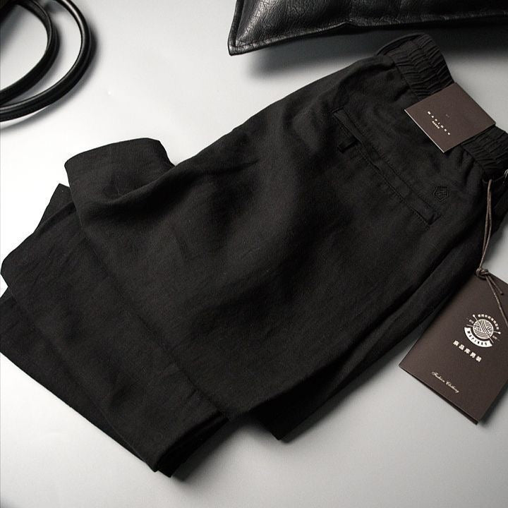 Signature Drawstring Linen Lounge Pants