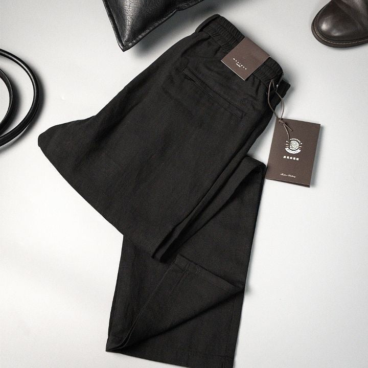 Signature Drawstring Linen Lounge Pants