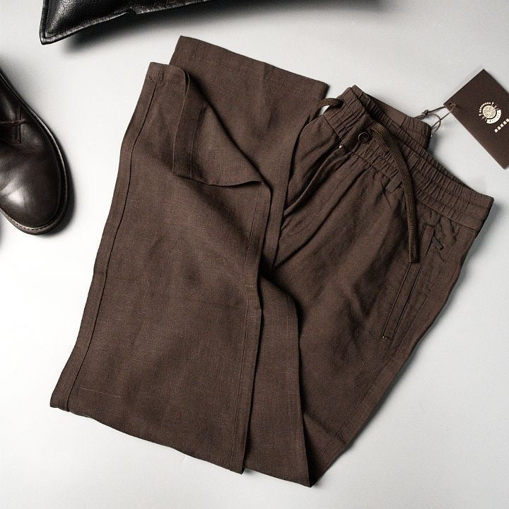Signature Drawstring Linen Lounge Pants