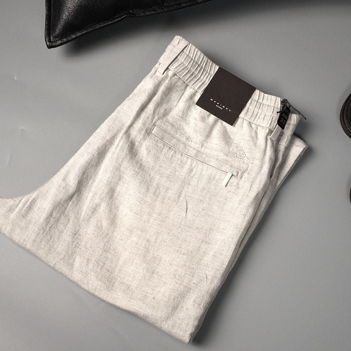 Signature Drawstring Linen Lounge Pants