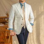 Luxe Navy And White Edition Blazer